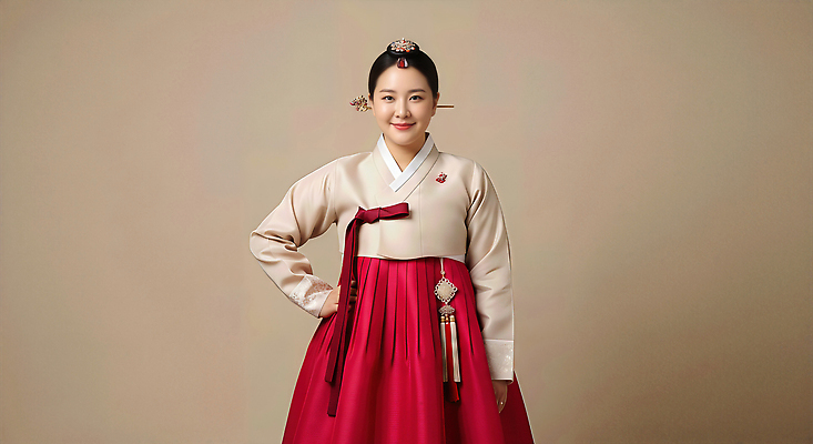 JPG 편집이미지 전통 옷 여자 문화 컬러 백그라운드 한국 장식 추석 의식 우아함 편안함 전통의상 한복 뷰티풀 의료성형뷰티 편집실사 AI인물포토 AI콘텐츠 한국전통 명절 아시아 컨셉 사람 감각 CG 파일형식 AI포토