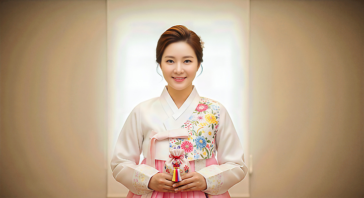 JPG 편집이미지 여자 문화 조명 한국 실내 미소 이벤트 추석 기쁨 축하 수상_상을받음 전통의상 한복 기념촬영 뷰티풀 의료성형뷰티 편집실사 AI인물포토 AI콘텐츠 한국전통 전통 명절 감정 아시아 컨셉 표정 사람 내부 사진촬영 CG 파일형식 AI포토