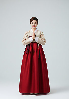 JPG 편집이미지 전통 옷 여자 문화 스튜디오 한국 이벤트 추석 인사 한복 손모으기 복식 뷰티풀 정중 의료성형뷰티 편집실사 AI인물포토 AI콘텐츠 한국전통 명절 아시아 컨셉 사람 손짓 예절 전통의상 CG 파일형식 AI포토