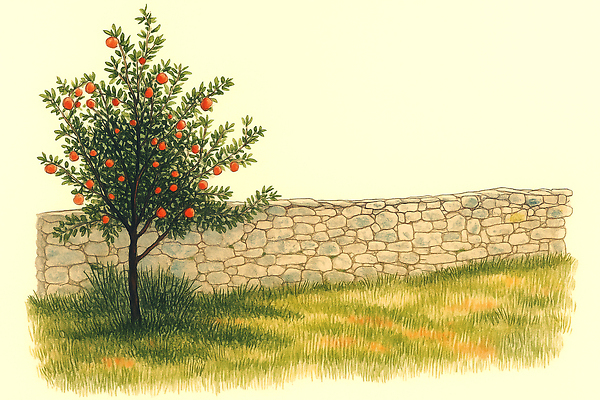 JPG 나무 열매 농업 과일 일러스트 자연 휴식 풍경 잔디 일상 초록색 여름 햇빛 소풍 정원 산책 과수원 조화 감귤나무 국내일러스트 AI일러스트 AI콘텐츠 식물 계절 산업 컬러 컨셉 라이프 태양 야외활동 생태계 파일형식