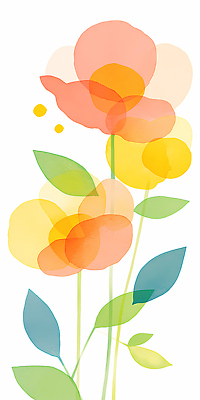 JPG 식물 디자인 꽃 여유 컬러 꽃다발 백그라운드 일러스트 자연 수채화 그래픽 그림 부드러움 화사함 감성 뷰티풀 국내일러스트 AI일러스트 AI콘텐츠 감정 컨셉 감각 생태계 파일형식