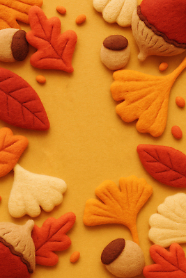 JPG 모양 편집이미지 디자인 계절 예술 백그라운드 자연 나뭇잎 따뜻함 장식 가을 도토리 조화 색감 이미지편집 AI컴퓨터그래픽 AI콘텐츠 잎 견과류 생태계 파일형식