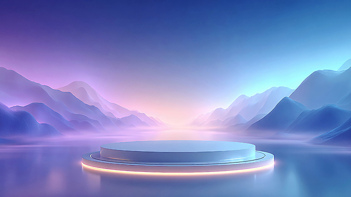 JPG 편집이미지 호수 컬러 백그라운드 자연 하늘 조명 산 풍경 반사 평화 디지털 뷰티풀 포디움 이미지편집 AI컴퓨터그래픽 AI콘텐츠 컨셉 무대 생태계 파일형식