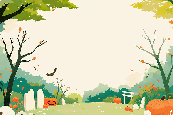 JPG 나무 동물 감정 여행 백그라운드 단풍 일러스트 자연 호박 바람 풍경 일상 장식 정원 축제 할로윈 가을 무덤 힐링 왕국 국내일러스트 AI일러스트 AI콘텐츠 자연요소 식물 계절 잎 채소 날씨 라이프 생태계 파일형식