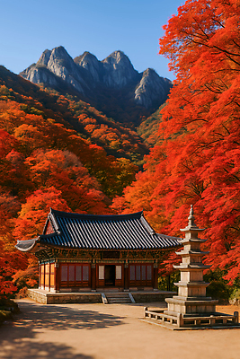 JPG 나무 편집이미지 문화 여행 단풍 자연 산 한국 풍경 가을 역사 조화 뷰티풀 편집실사 AI포토 AI콘텐츠 식물 계절 아시아 잎 CG 생태계 파일형식