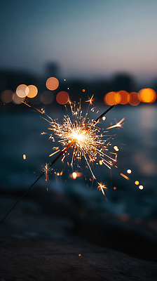 JPG 편집이미지 감정 바다 불꽃 조명 불꽃놀이 여러명 해변 여름 축제 축하 화려 분위기 저녁 즐거움 순간 스파클라 편집실사 AI포토 AI콘텐츠 계절 다수 컨셉 놀이 불 폭죽 사람 야간 CG 파일형식