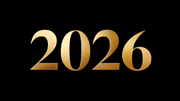 JPG 편집이미지 디자인 상징 검은배경 미래 그래픽 숫자 유행 희망 금색 예측 시기 2026년 이미지편집 AI컴퓨터그래픽 AI콘텐츠 문자 감정 컬러 백그라운드 컨셉 검은색 연도 파일형식