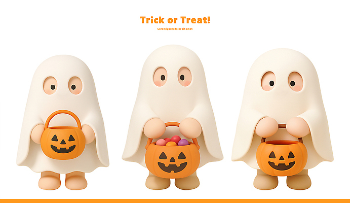 PSD 편집이미지 캐릭터 어린이 디저트 사탕 장식 장난감 파티 바구니 축제 할로윈 유령 오브젝트 테마 편집3D 음식 사람 이벤트 3D 파일형식