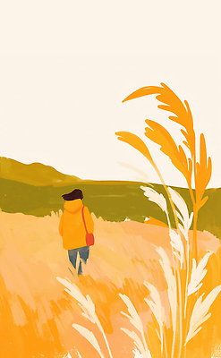 JPG 여행 일러스트 자연 바람 사람 풍경 초원 일상 초록색 평화 고요 산책 자유 가을 농촌 신선 편안함 외출 색감 국내일러스트 AI일러스트 AI콘텐츠 자연요소 계절 컬러 컨셉 날씨 휴식 라이프 시골 감각 생태계 파일형식