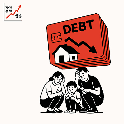 어린이 일러스트 가족 스트레스 주택 라이프 생활 부모 고통 불안 걱정 문제 빚 재정 국내일러스트 AI파일 카드프레임 감정 관계 프레임 사람 건물 경제 파일형식 벡터