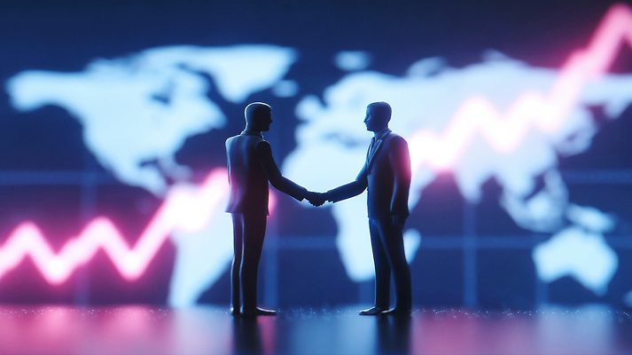 JPG 편집이미지 남자 비즈니스 성공 그래프 미래 협력 악수 아이디어 협상 경제 세계 성장 동업 파트너십 이미지편집 AI컴퓨터그래픽 AI콘텐츠 컨셉 사람 손짓 파일형식