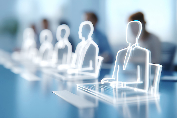 JPG 편집이미지 비즈니스 탁자 회의 커뮤니케이션 협력 형상 사람 앉기 사무실 환경 투명 집중 구성 이미지편집 AI컴퓨터그래픽 AI콘텐츠 가구 컨셉 모션 파일형식