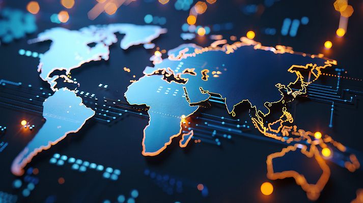 JPG 편집이미지 세계지도 지도 인터넷 통신 정보기술 글로벌 디지털 전선 분석 혁명 신기술 이미지편집 AI컴퓨터그래픽 AI콘텐츠 컨셉 기술 세계 파일형식