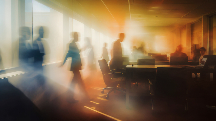 JPG 편집이미지 비즈니스 창문 모션 조명 여러명 내부 사무실 시간 업무 작업 분위기 흐림 의료성형뷰티 편집실사 AI인물포토 AI콘텐츠 다수 컨셉 날씨 사람 CG 파일형식 AI포토