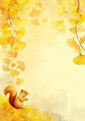 JPG 식물 동물 일러스트 자연 휴식 건강 풍경 평화 일출 고요 가을 숲 묘사 생태계 은행잎 다람쥐 감성 조화 서식지 뷰티풀 국내일러스트 AI일러스트 AI콘텐츠 계절 컨셉 잎 노을 설치류 파일형식