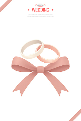 PSD 디자인 커플 행복 리본 상징 분홍색 결혼 일러스트 결혼식 기념 사랑 장식 축하 반지 동료 뷰티풀 순간 특별함 국내일러스트 감정 컬러 컨셉 장신구 관계 이벤트 파일형식