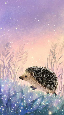 JPG 식물 캐릭터 야생동물 예술 여행 백그라운드 일러스트 자연 하늘 생명 아침 풍경 초원 고요 교양 숲 감성 고슴도치 국내일러스트 AI일러스트 AI콘텐츠 주간 동물 컨셉 포유류 생태계 파일형식