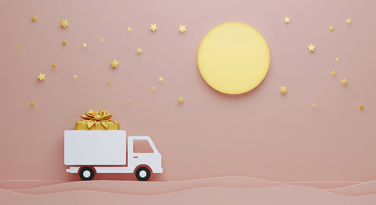 JPG 편집이미지 디자인 별 모래 백그라운드 크리스마스 하늘 선물 장식 축제 트럭 운송업 달 저녁 오브젝트 이미지편집 AI포토 AI콘텐츠 자연요소 기념일 산업 자동차 야간 파일형식