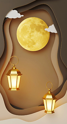 JPG 구름 편집이미지 백그라운드 자연 밤하늘 조명 장식 평화 금색 달 등불 분위기 조화 뷰티풀 이미지편집 AI컴퓨터그래픽 AI콘텐츠 자연요소 컬러 컨셉 하늘 야간 생태계 파일형식