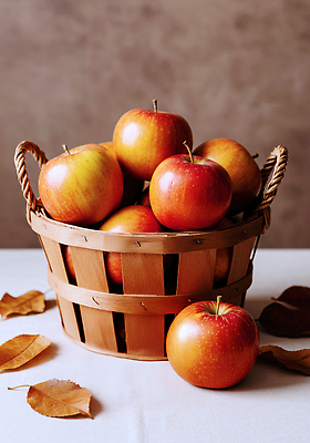 JPG 식물 편집이미지 음식 컬러 과일 자연 나뭇잎 장식 빛 농장 바구니 수확 가을 직물 사과 저녁 편집실사 AI포토 AI콘텐츠 계절 잎 농업 야간 CG 생태계 파일형식