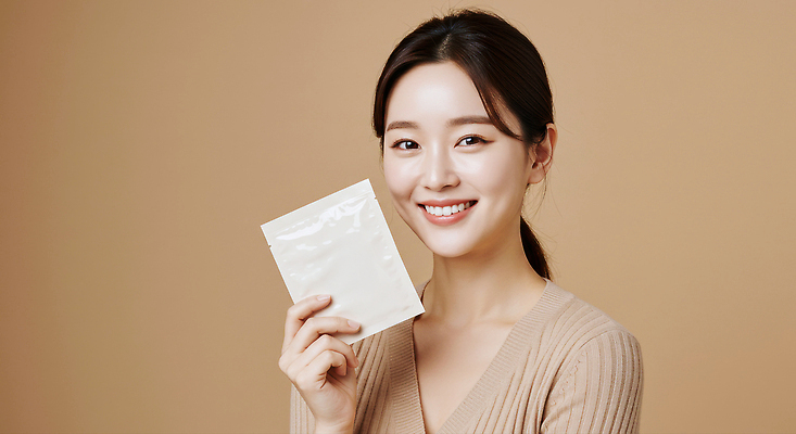 JPG 편집이미지 패션 포즈 미소 뷰티 유행 사진촬영 상품 알림 피부관리 패키지 뷰티풀 의료성형뷰티 베이지색배경 편집실사 AI인물포토 AI콘텐츠 백그라운드 표정 촬영 CG 베이지색 파일형식 AI포토