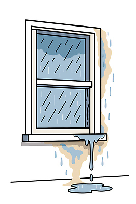 일러스트 창문 날씨 바닥 주택 물 습기 물방울 비 수리 창고 분수 천장 창틀 장마 소음 누수 수문 국내일러스트 AI파일 자연요소 건물 소리 비_날씨 파일형식 벡터