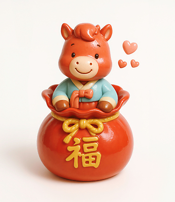 JPG 편집이미지 한국전통 행복 문화 컬러 크리스마스 복주머니 장식 설날 귀여움 말_게임 도자기 행운 한복 기념품 민속 조화 아기자기 편집3D 병오년 붉은말 AI컴퓨터그래픽 AI콘텐츠 전통 명절 기념일 감정 컨셉 전통소품 한국 3D 말_동물 전통의상 오브젝트 파일형식 2026년