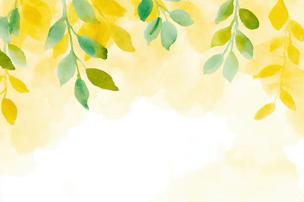 JPG 식물 디자인 예술 컬러 백그라운드 잎 패턴 일러스트 자연 추상 수채화 풍경 장식 초록색 노란색 고요 편안함 벽화 감성 뷰티풀 창의력 국내일러스트 AI일러스트 AI콘텐츠 컨셉 무늬 감각 그림 생태계 파일형식