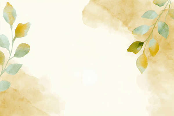 JPG 식물 디자인 여유 예술 컬러 백그라운드 잎 일러스트 자연 수채화 따뜻함 분위기 그림 질감 부드러움 감성 조화 스타일 국내일러스트 AI일러스트 AI콘텐츠 감정 컨셉 감각 생태계 파일형식