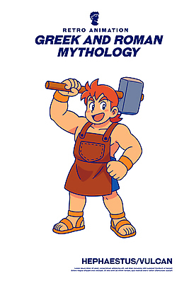 옷 남자 문화 일러스트 힘 신 망치 로마 그리스 과거 장인 그리스로마신화 로마신화 헤파이스토스 일러캐릭터 AI파일 캐릭터 유럽 종교 컨셉 사람 이탈리아 공구 신_종교 신화 파일형식 벡터