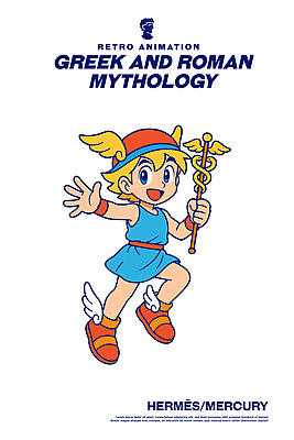 캐릭터 전통 디자인 드레스 문화 상징 날개 일러스트 지팡이 소년 달리기 귀여움 유머 로마 그리스 신화 색채 창의성 헤르메스 다이나믹 일러캐릭터 AI파일 옷 남자 감정 유럽 어린이 컨셉 모션 이탈리아 신_종교 그리스로마신화 파일형식 벡터