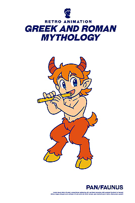 캐릭터 전통 어린이 예술 음악 일러스트 노래 표현 신 플루트 즐거움 신화 판 그리스로마신화 로마신화 상상력 생동감 일러캐릭터 AI파일 감정 종교 문화예술 관악기 사람 파일형식 벡터