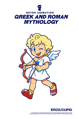 일러스트 천사 화살 이야기 미술 소년 컬러풀 귀여움 아기 활 신화 큐피드 그리스로마신화 로마신화 상상력 에로스 일러캐릭터 AI파일 캐릭터 남자 어린이 컬러 컨셉 문화예술 사람 파일형식 벡터