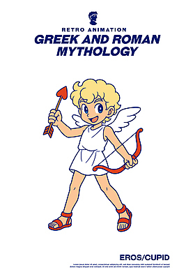 상징 날개 일러스트 화살 사랑 소년 금발 활 복고 큐피드 복식 그리스로마신화 궁수 로마신화 에로스 일러캐릭터 AI파일 캐릭터 헤어스타일 남자 감정 어린이 신화 파일형식 벡터