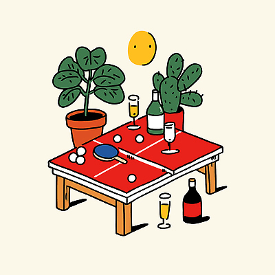 감정 화초 여유 음료 백그라운드 일러스트 공 탁자 레저 실내 친구 운동 햇빛 파티 라켓 편안함 탁구 즐거움 조화 오후 국내일러스트 AI파일 식물 스포츠용품 가구 관계 건강 이벤트 내부 태양 구기 감각 파일형식 벡터