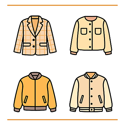 디자인 옷 패션 컬러 패턴 일러스트 여름 유행 봄 외투 재킷 여성복 남성복 체크무늬 스타일 국내일러스트 AI파일 계절 상의 무늬 파일형식 벡터