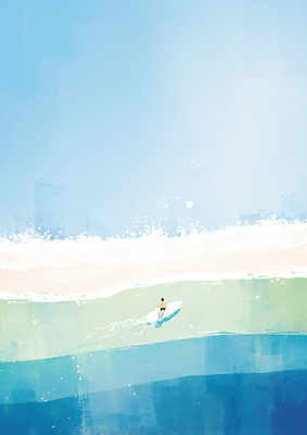 JPG 파도 바다 일러스트 모션 자연 하늘 해변 일상 물 여름 청춘 모래사장 운동 수영 자유 신선 서핑 즐거움 서퍼 수평선 국내일러스트 AI일러스트 AI콘텐츠 자연요소 계절 감정 컨셉 운동선수 건강 라이프 수상스포츠 생태계 파일형식