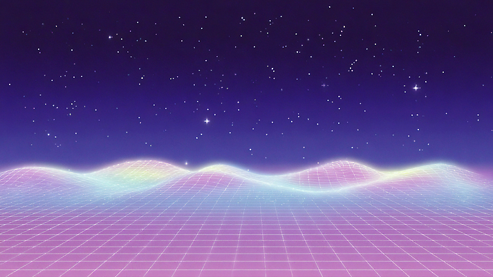 JPG 모양 컬러 백그라운드 곡선 일러스트 추상 미래 풍경 그래픽 우주 디지털 화려 모던 파스텔 조화 별빛 깊이 상상력 평면 경관 국내일러스트 AI일러스트 AI콘텐츠 별 선 컨셉 무늬 학용품 빛 파일형식