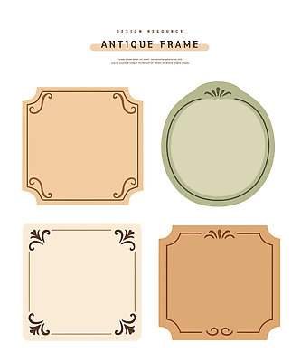 모양 디자인 예술 컬러 일러스트 프레임 그래픽 장식 세트 스크린 자료 고급 크기 배열 작품 창의성 스타일 국내일러스트 AI파일 컨셉 미술 파일형식 벡터