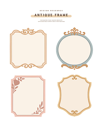 모양 디자인 예술 컬러 백그라운드 패턴 일러스트 아이디어 프레임 그래픽 장식 다양 앤티크 빈티지 고급 자원 창작 스타일 국내일러스트 AI파일 다수 컨셉 무늬 파일형식 벡터