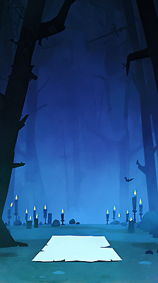 JPG 나무 백그라운드 일러스트 초 촛불 자연 생명 조명 빛 어둠 할로윈 안개 기운 분위기 숲 미스터리 신비 신화 국내일러스트 AI일러스트 AI콘텐츠 식물 컨셉 날씨 예측 생태계 파일형식