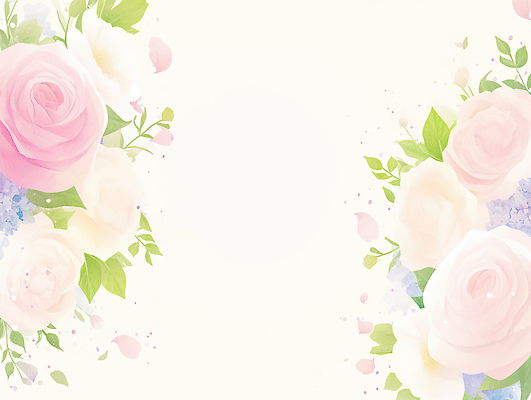 JPG 식물 디자인 꽃 감정 예술 상징 컬러 백그라운드 일러스트 자연 풍경 그래픽 장식 장미 축하 화려 편안함 부드러움 화사함 파스텔톤 국내일러스트 AI일러스트 AI콘텐츠 컨셉 감각 생태계 파일형식