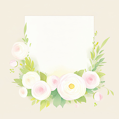 JPG 식물 디자인 꽃 포스터 예술 백그라운드 일러스트 자연 결혼식 수채화 사랑 장식 편지 심플 뷰티풀 국내일러스트 AI일러스트 AI콘텐츠 카드프레임 감정 결혼 프레임 생태계 파일형식