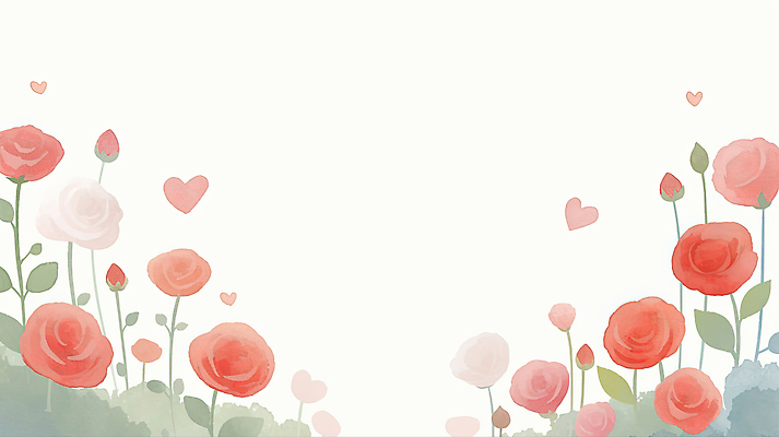 JPG 식물 꽃 컬러 백그라운드 꽃밭 일러스트 자연 사랑 풍경 취미 장미 정원 봄 하트 분위기 만개 뷰티풀 색채 생동감 국내일러스트 AI일러스트 AI콘텐츠 모양 계절 감정 컨셉 생태계 파일형식