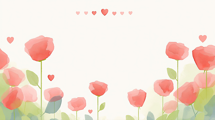 JPG 식물 디자인 꽃 감정 예술 컬러 백그라운드 일러스트 자연 생명 수채화 사랑 장미 귀여움 정원 로맨틱 하트 분위기 부드러움 뷰티풀 국내일러스트 AI일러스트 AI콘텐츠 모양 컨셉 감각 생태계 파일형식