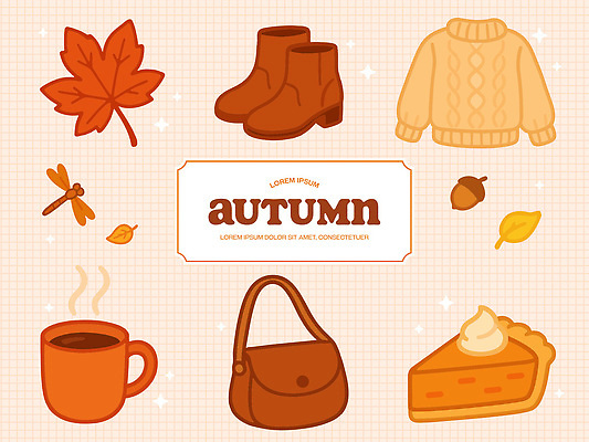 디자인 패션 커피 예술 구두 컬러 백그라운드 잎 일러스트 자연 따뜻함 가을 스웨터 오브젝트 파이 감성 드로잉 꾸밈 창의성 아기자기 국내일러스트 AI파일 식물 계절 음료 빵 신발 컨셉 상의 미술 생태계 파일형식 벡터