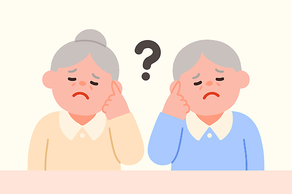 노년 감정 컬러 생각 일러스트 표정 이야기 사람 두명 질문 고민 그림 당황 소통 의사소통 이해 혼란 흥미 상호작용 국내일러스트 AI파일 컨셉 성인 파일형식 벡터