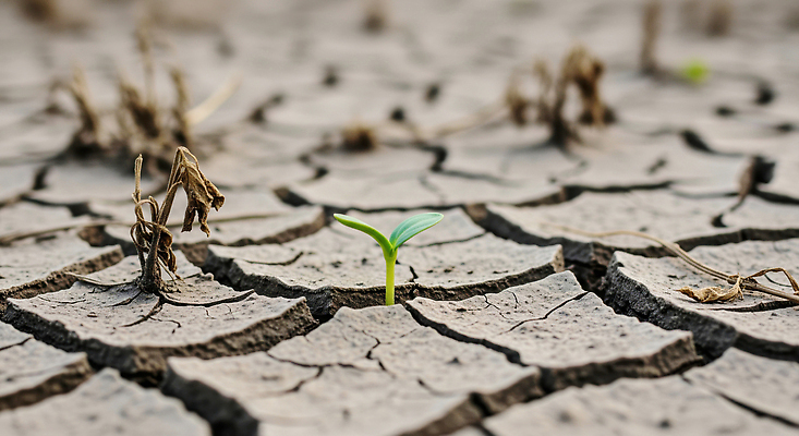 JPG 식물 편집이미지 자연 생명 씨앗 초록색 환경 흙 성장 균열 생태계 뿌리 가뭄 회복 이미지편집 AI컴퓨터그래픽 AI콘텐츠 컬러 컨셉 모션 날씨 파일형식