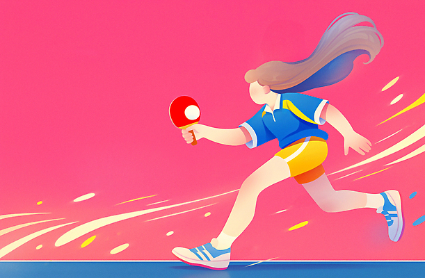 JPG 스포츠 분홍색 백그라운드 일러스트 모션 놀이 협력 소녀 경기 달리기 운동 경쟁 활발 에너지 라켓 묘기 즐거움 액션 스타일 국내일러스트 AI일러스트 AI콘텐츠 여자 감정 어린이 스포츠용품 컬러 컨셉 건강 파일형식