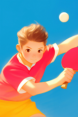 JPG 스포츠 일러스트 공 모션 청소년 하늘 소년 여름 친구 운동 경쟁 공간 라켓 탁구 집중 즐거움 열정 스포트라이트 힘력 국내일러스트 AI일러스트 AI콘텐츠 계절 남자 감정 어린이 스포츠용품 컨셉 관계 건강 사람 구기 한자 파일형식